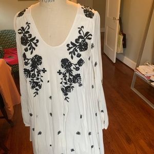 Embroidered Free People Dress